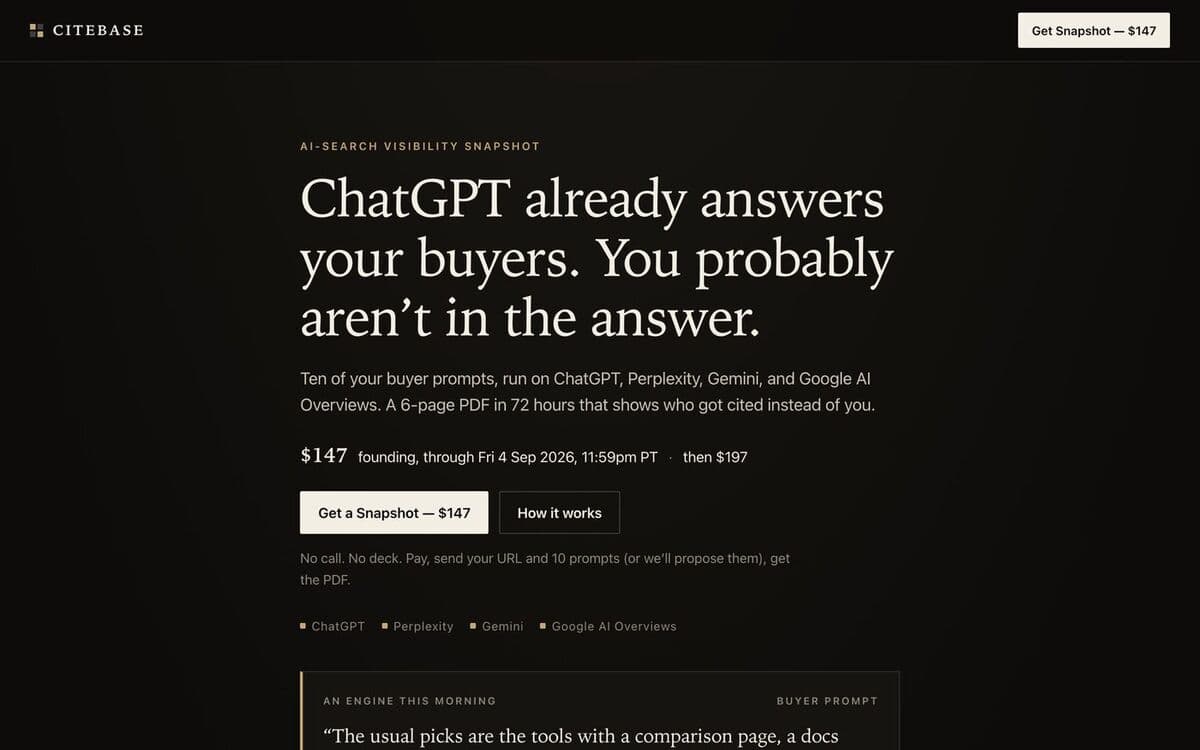 Citebase website