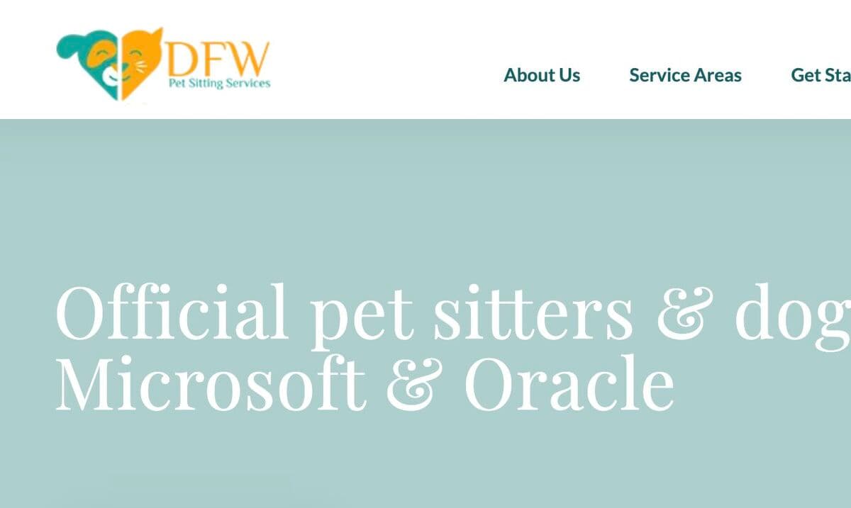DFW Petsitting website
